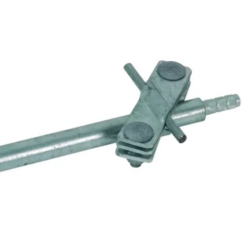 DEHN TE-Anschlussschelle St/tZn D25 f.Rd7-10 ASSTE25710FL40STTZN (1/2)
