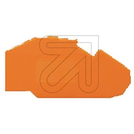 WAGO GmbH& Co. KG Abschlußplatte orange 782-317 (1/3)
