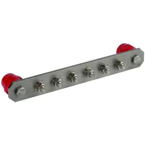 DEHN Potentialausgleichschiene o. Abdeckung NIRO PAS I 6AP M10 V2A (1/2)
