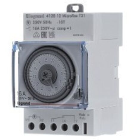 Legrand 412812 Analoge Zeitschaltuhr für DIN-Schiene 4000 W