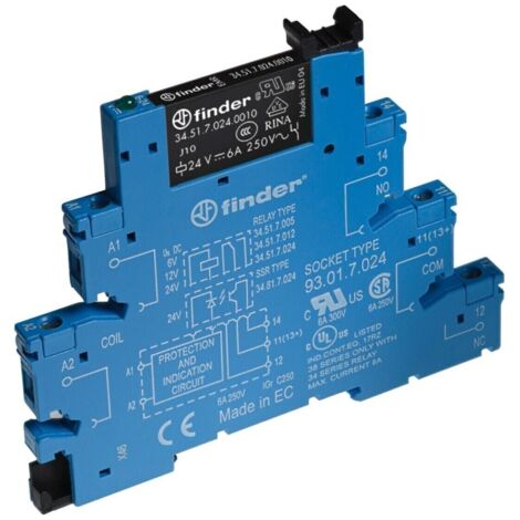 Finder Koppelrelais 6,2mm 1W 12VAC/DC 38.51.0.012.0060 (1/3)