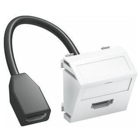 OBO Bettermann Vertr Multimediaträger HDMI 45x45mm rws MTS-HD F RW1 (1/5)