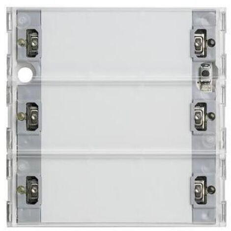 GIRA Tastsensor 3 Komfort 3-fach System 55 mit Inbetriebnahme-Wippe KNX