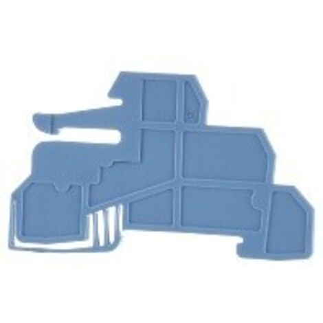 Weidmüller Halteplatte 1,5mm blau WHP WDL2.5/S BL