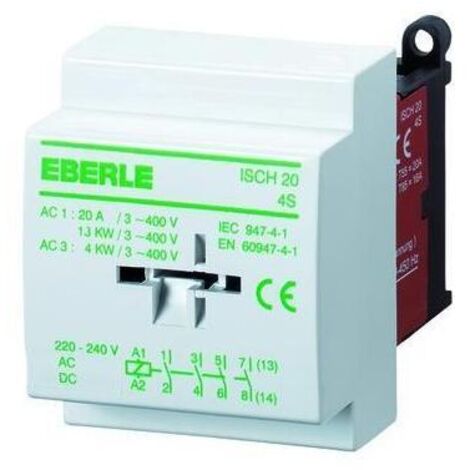 Eberle Controls Installationsschütz ISCH 20-4 S brummfrei, mir Gleichrichter (1/5)