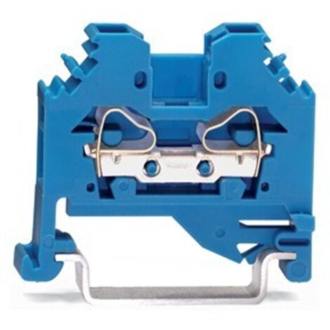 WAGO 2 Leiter Durchgangsklemme 281-104 4qmm blau