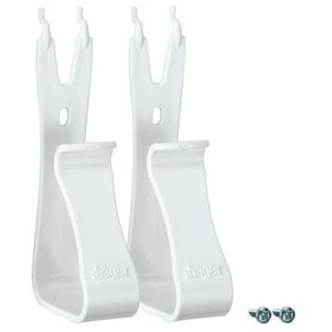 Hager Multimedia-Halter,universal,weiß,2-fach VZ02MM