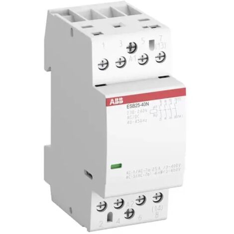 ABB Stotz S&J Installationsschütz 25A 24V AC/DC ESB25-31N-01