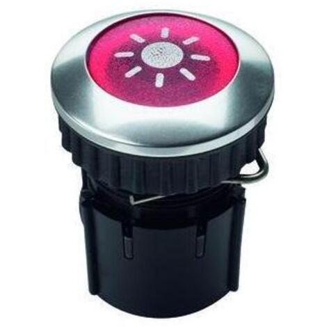 GROTHE Klingeltaster Alu alu PROTACT UP rnd m.Bel mit Beleuchtung 13mm PROTACT101LED