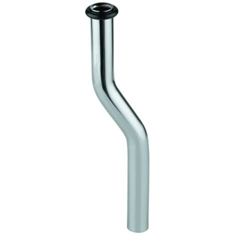 Grohe Urinal-Spülrohr 200x18mm Messing Kröpfung 30mm, Chrom