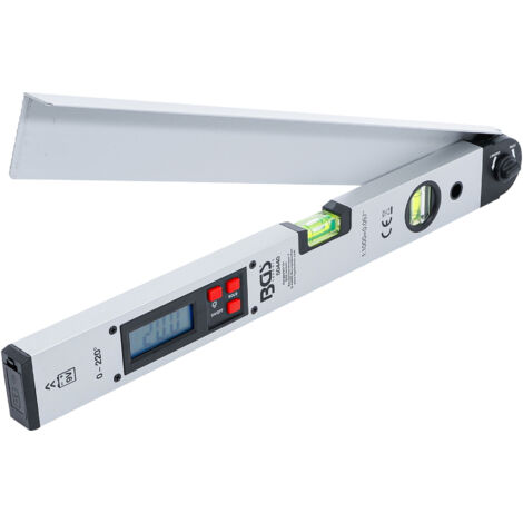 BGS - Digitaler LCD-Winkelmesser mit Wasserwaage 450 mm - 50440