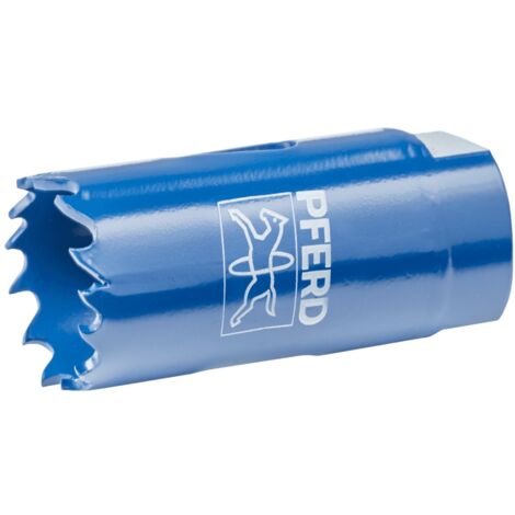PFERD TOOLS Bi-Metall Lochsäge Co8/M42 Ø 24 mm Schnitttiefe 36 mm für Stahl, Edelstahl, Blech, Holz (1/4)