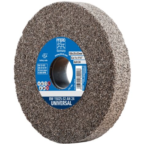 PFERD TOOLS Schleifbockscheibe Ø 150x25 mm Bohrung-Ø 32 mm A24 für universelle Schleifaufgaben (1/5)