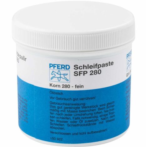 PFERD TOOLS Schleifpaste SFP 250g Körnung SIC 280 250g zum Fein-und Einschleifen von Ventilen und Lagern