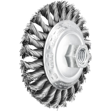 PFERD TOOLS Kegelbürste gezopft KBG Ø 100x13 mm M14 Stahl-Draht-Ø 0,50mm Winkelschleifer (1) (1/5)