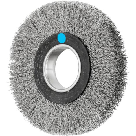 PFERD TOOLS POS Rundbürste breit ungezopft RBU Ø180x25xvariable Bohrung Edelstahl-Draht-Ø0,30 Schleifbock (1/5)