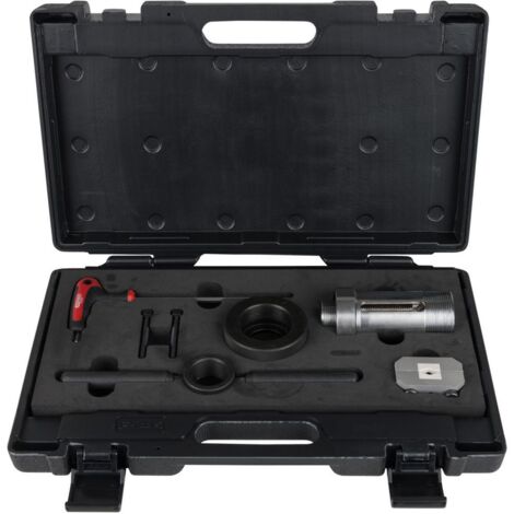 KS Tools Stoßdämpfer-Montagehilfe-Satz für Stoßdämpfer mit Zuganschlagfeder, 7-tlg. (1/5)