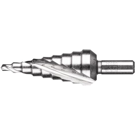 PFERD TOOLS Stufenbohrer HSS 9 Bohrstufen Ø 4-20mm 3-Flächenschaft-Ø 8 mm (1/4)
