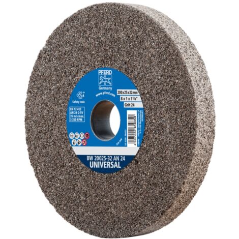 PFERD TOOLS Schleifbockscheibe Ø 200x25 mm Bohrung-Ø 51 mm A24 für universelle Schleifaufgaben