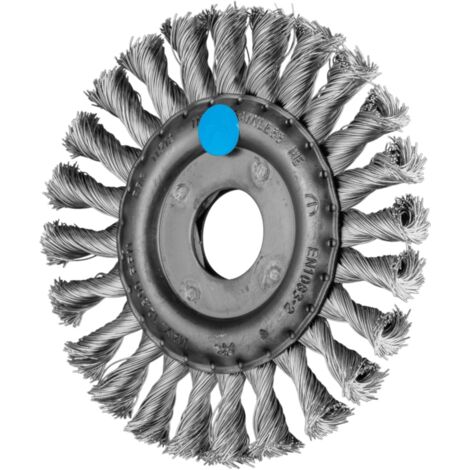 PFERD TOOLS Rundbürste gezopft RBG Ø 115x12x22,2 mm Edelstahl-Draht-Ø 0,35 mm Winkelschleifer (1/5)