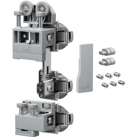 Hettich WingLine L Beschlagset fuer Faltschiebetuersysteme schwer o.
