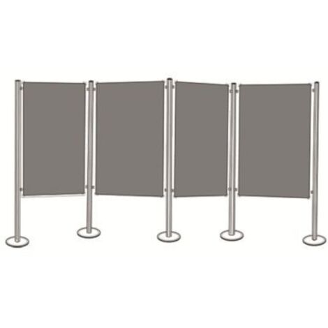magnetoplan® Pinboard-Set 4 Pinntafeln 5 Säulen Besprechungswand (1/5)