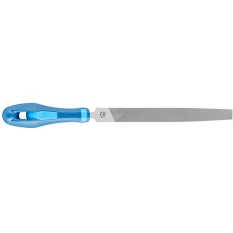 PFERD TOOLS Werkstattfeile mit Heft Flachspitz 150mm Hieb 3 für Feinbearbeitung, Schlichten