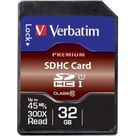 Verbatim SD Card 032GB SDHC Class 10 (43963)