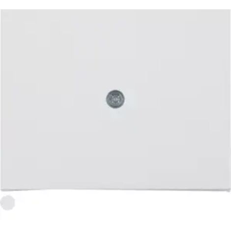 Abdeckung für Kabelauslass „Berker K1“ schraubbar IP20 5,55x7,05x1,8cm Farbe polarweiß