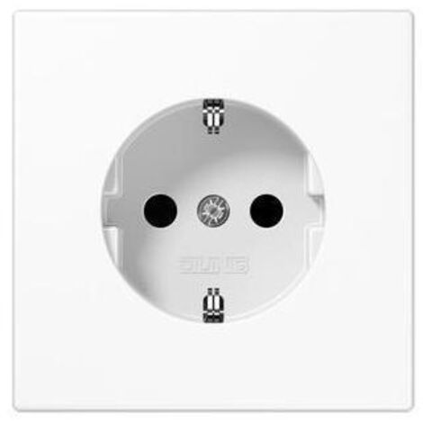 Jung Steckdose 1-fach alpinweiß glänzend UP IP20 LS 1520 WW