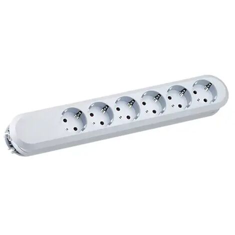 Bachmann Tischsteckdose 6f. ohne Zuleitung, ws 381.246K (1/2)