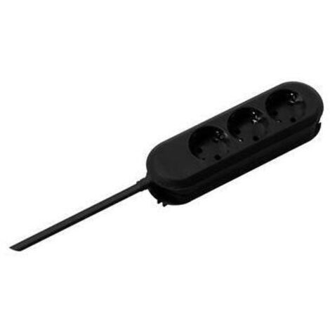 Bachmann Tischsteckdose 3f. ohne Zuleitung, sw 385.170 (1/5)