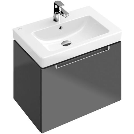 Villeroy & Boch Waschbecken Subway 2.0 7113FA 650x470mm Rechteck 1 Hahnloch mit Überlauf Weiß Alpin