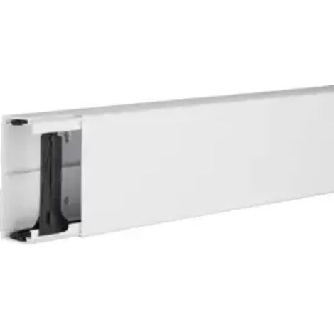 2 Meter Hager Installationskanal PVC LF, 40 x 90 x 2.000 mm, verkehrsweiß