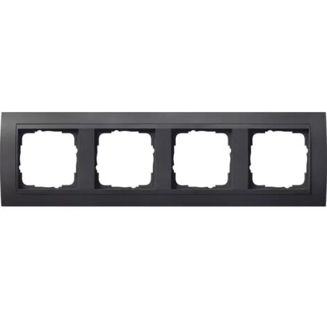 Gira Abdeckrahmen 4f. anth f.anth.ZL,bruchsich. 021408