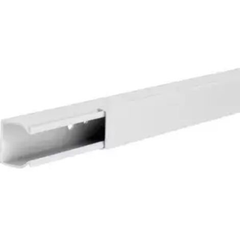 2 Meter Hager Installationskanal PVC LF, 25 x 25 x 2.000 mm, verkehrsweiß