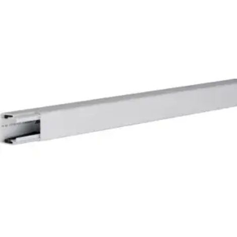 2 Meter Hager Installationskanal PVC LF, 30 x 30 x 2.000 mm, lichtgrau