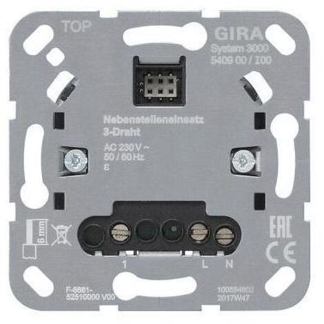 Gira Nebenstelleneinsatz 3-Draht 540900 (1/5)