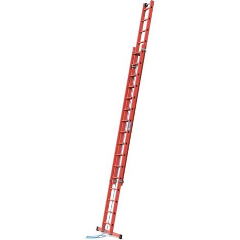 ZARGES Skyline EFA 2E - GFK-Seilzugleiter 2 x 16 Sprossen (1/3)