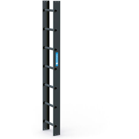 ZARGES Dachleiter 2.0 m Anthrazitgrau 7 Sprossen (1/2)