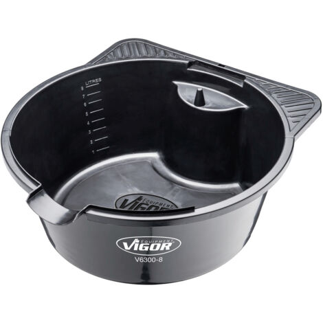 VIGOR Öl-Ablasswanne 8 l V6300-8 (1/5)