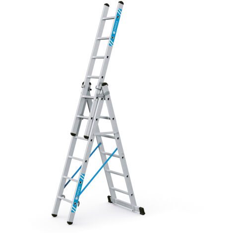 ZARGES Mehrzweckleiter Skymaster X, LM, 3 x 6 Sprossen (1/5)