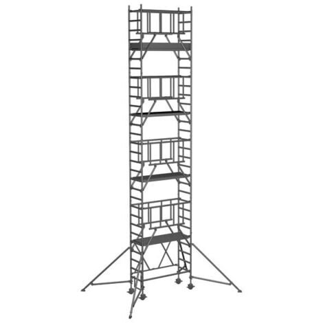 ZARGES Compactmaster S-PLUS 2T - Klappgerüst Arbeitshöhe 9.60 m (1/4)