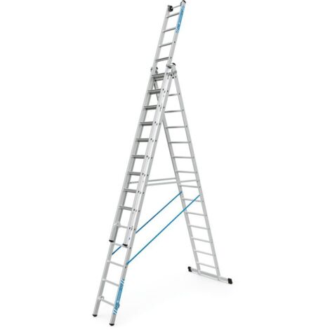 Zarges Mehrzweckleiter Skymaster Plus X, LM, 3 x 14 Stufen (1/5)