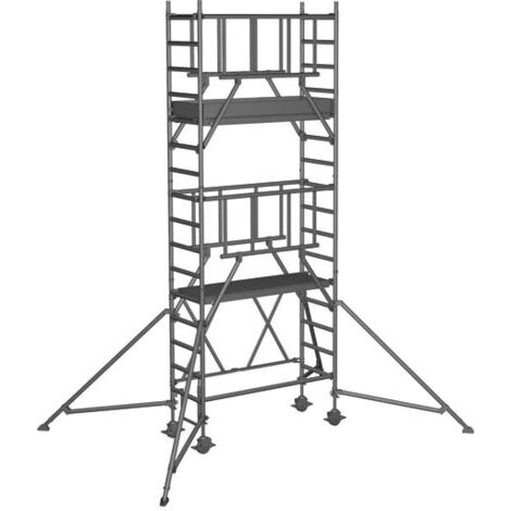 ZARGES Compactmaster S-PLUS 2T - Klappgerüst Arbeitshöhe 5.70 m (1/4)