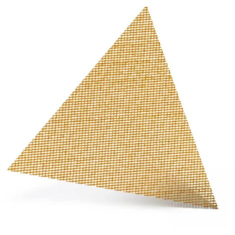 MENZER Ultranet Klett-Schleifgitter, 290 x 250 mm, f. Trockenbauschleifer, Weißes Edelkorund (5 Stk.) K40