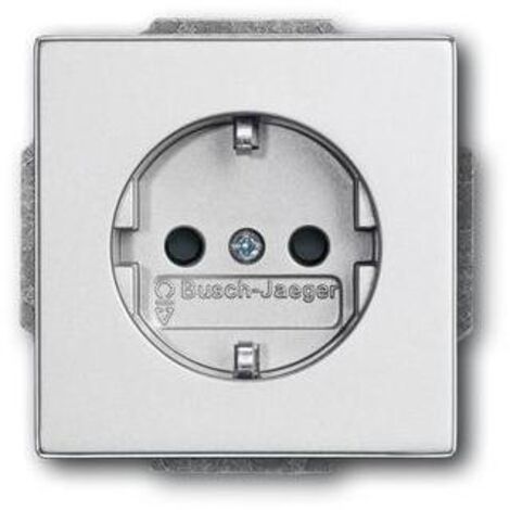 Busch-Jaeger Steckdosen-Einsatz alusi Schuko 2P+E 16A 250V 20 EUC-83 (1/5)