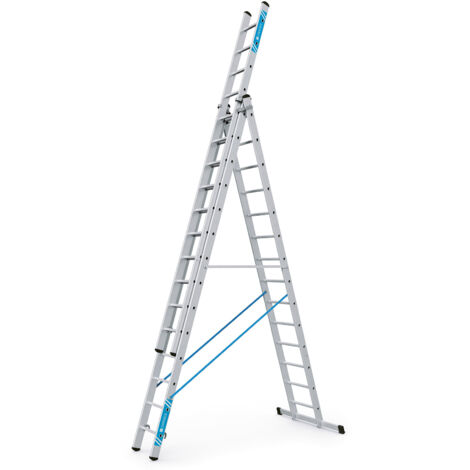 ZARGES Mehrzweckleiter Skymaster X, LM, 3 x 14 Sprossen (1/5)