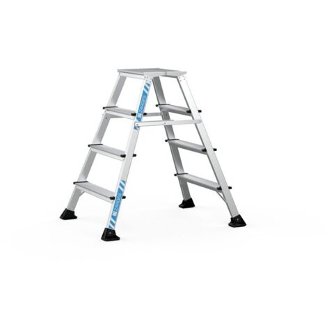 Zarges XLstep P - Podest schmal 2 x 4 Stufen (1/2)