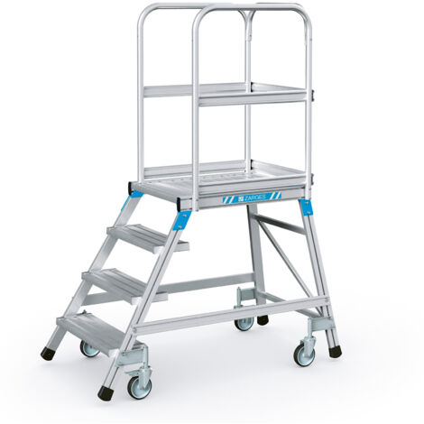 ZARGES Podesttreppe einseitig 4 Stufen (1/3)